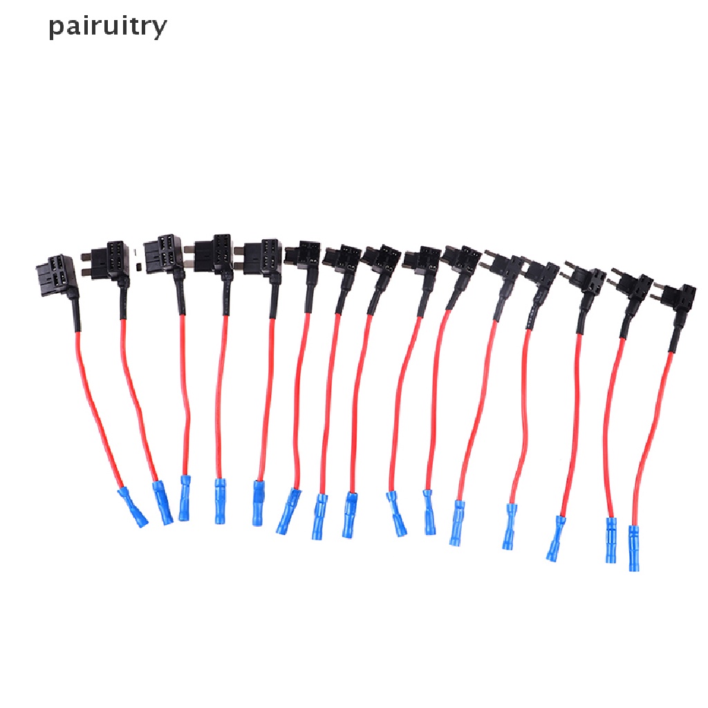 Prt 5PCS Holder Sekring Mobil Add-a-circuit TAP Adapter Micro Mini Standard ATM Fuse PRT