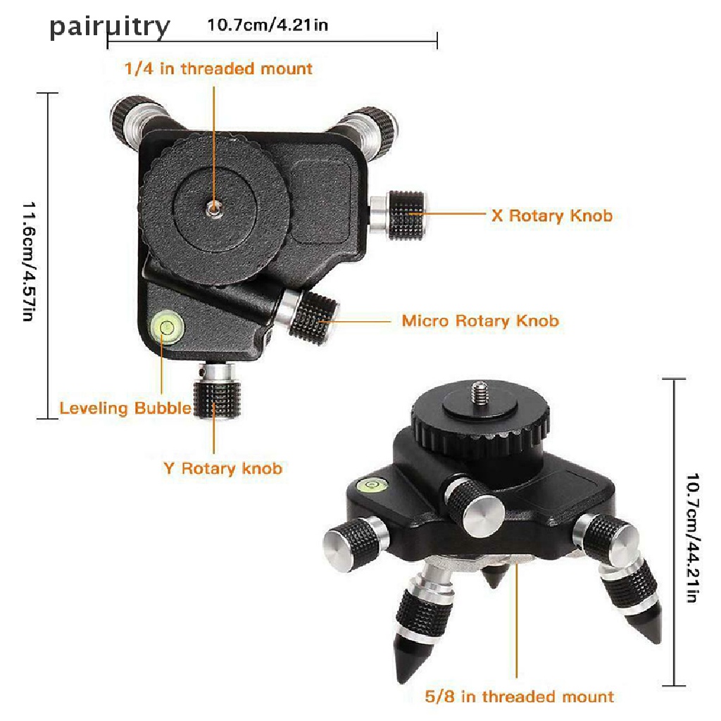 Adaptor Laser Level PRT 12jalur360° Kit Alat Ukur Self Leveling Balok Silang 3D  Prt