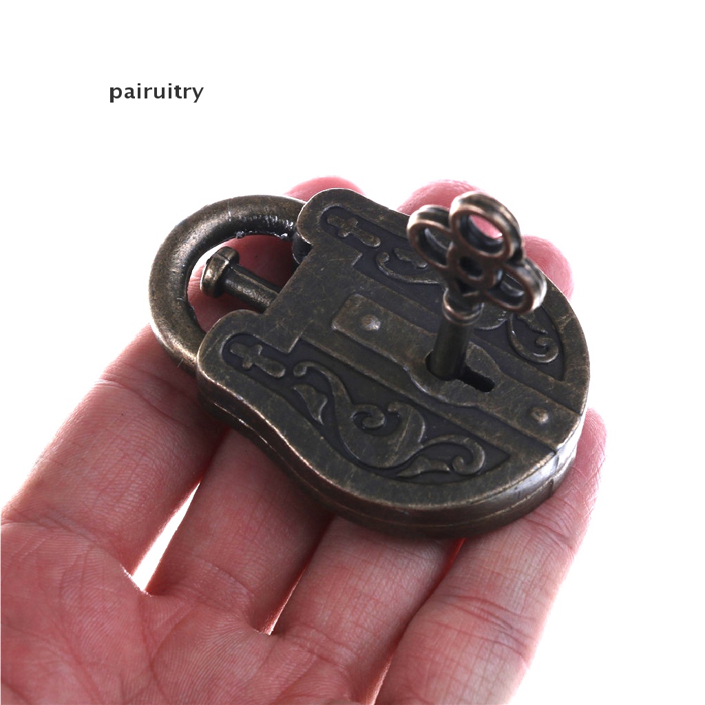 Prt Vintage Metal Cast God Lock Key Mainan Puzzle IQ &amp; EQ Mind Asah Otak Anak Hadiah PRT