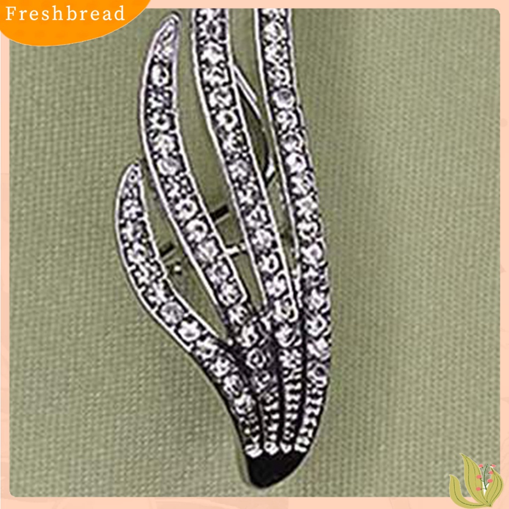 &lt; Freshbread &gt; Lady Klip Telinga Bentuk Sayap Berlian Imitasi Hias Supper Shiny Individu Arc Women Earrings Untuk Prom