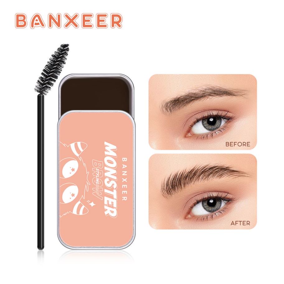 BANXEER Three-dimensional fluffy monster brow styling soap BM16 [Emperor]