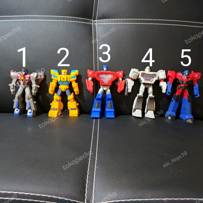 Mainan MCDONALDS HAPPY MEAL MCD TRANSFORMERS - No 1