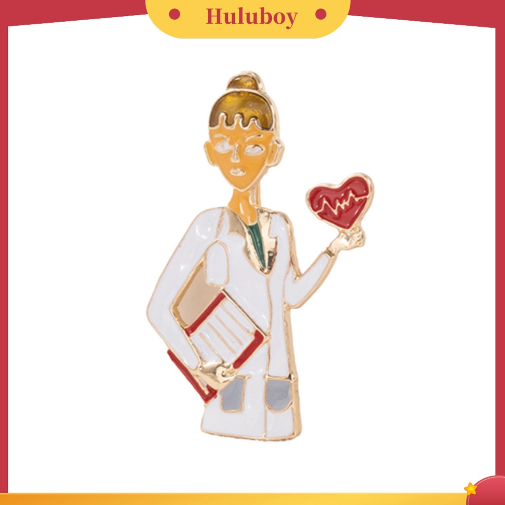 {Ready Stock} Kartun Hati Bros Pin Fashion Wanita Pria Pakaian Tas Dekorasi