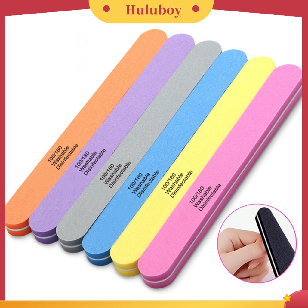 {In Stock} Kikir Kuku Daya Tahan Tinggi Tahan Aus Dapat Digunakan Kembali Dapat Dicuci Warna Cerah Menghapus Lem Kuku Spons Kikir Kuku Kuku Kuku Kuku Alat Pemoles Perlengkapan Kuku