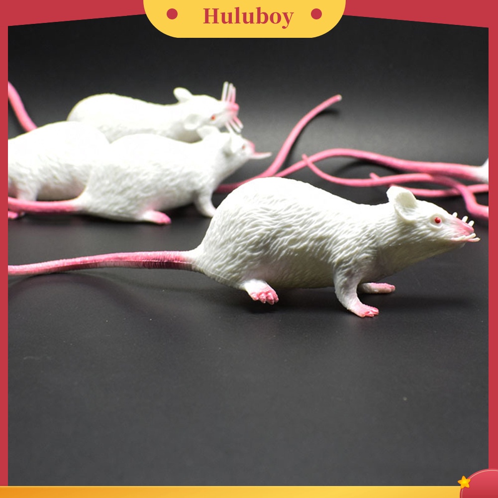 {In Stock} 22cm PVC Simulasi Tikus Model Mainan Anak Hadiah Pesta Halloween Alat Peraga Prank Rumit