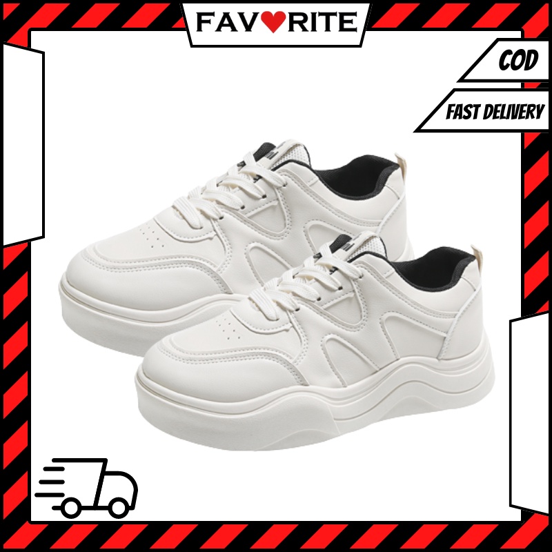 Favorite &quot;FREE BOX&quot; Sepatu Sneakers Wanita Import Sepatu Casual Sepatu Korea 9203