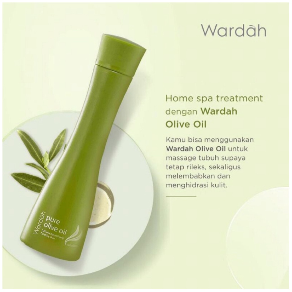 WARDAH Pure Olive Oil 50ml - Amaze_Kosmetik