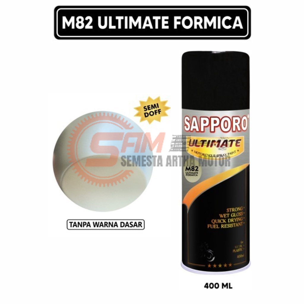 

Pilox Sapporo Ultimate M82 Ultimate Formica Cat Semprot 400ml Pilok Aerosol Spray