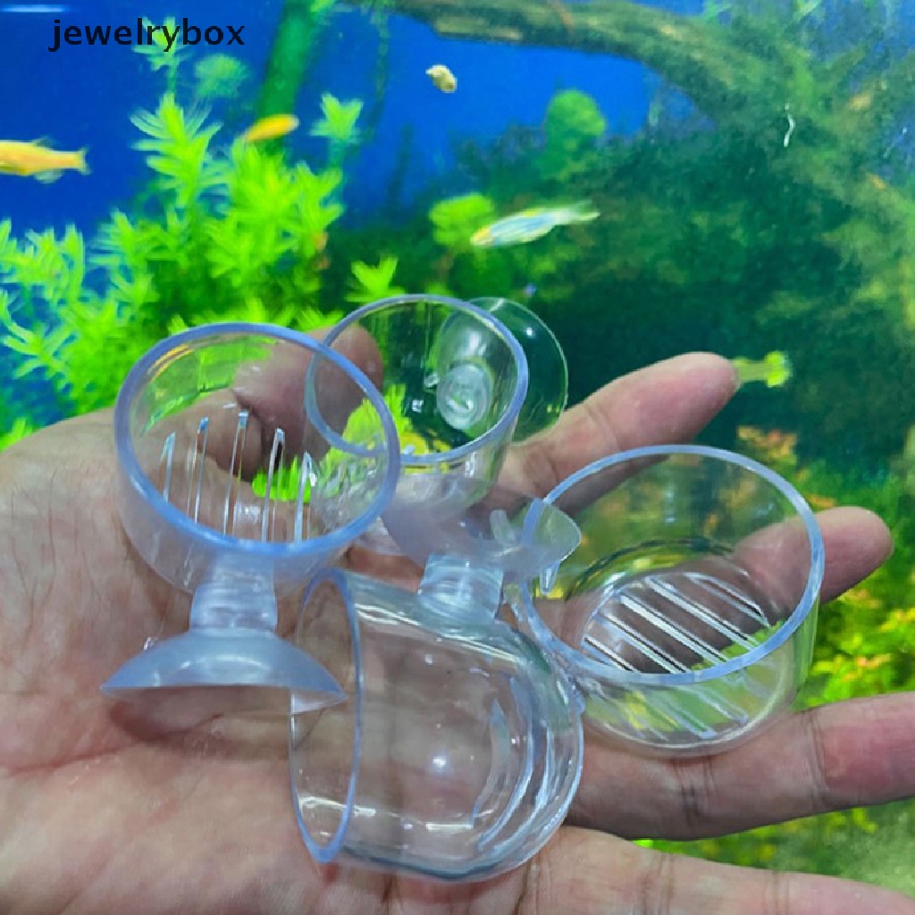 [jewelrybox] 1pc Dekorasi Aquarium Gantung Ikan Mini Crystal Glass Pot Cylinder Cup Butik