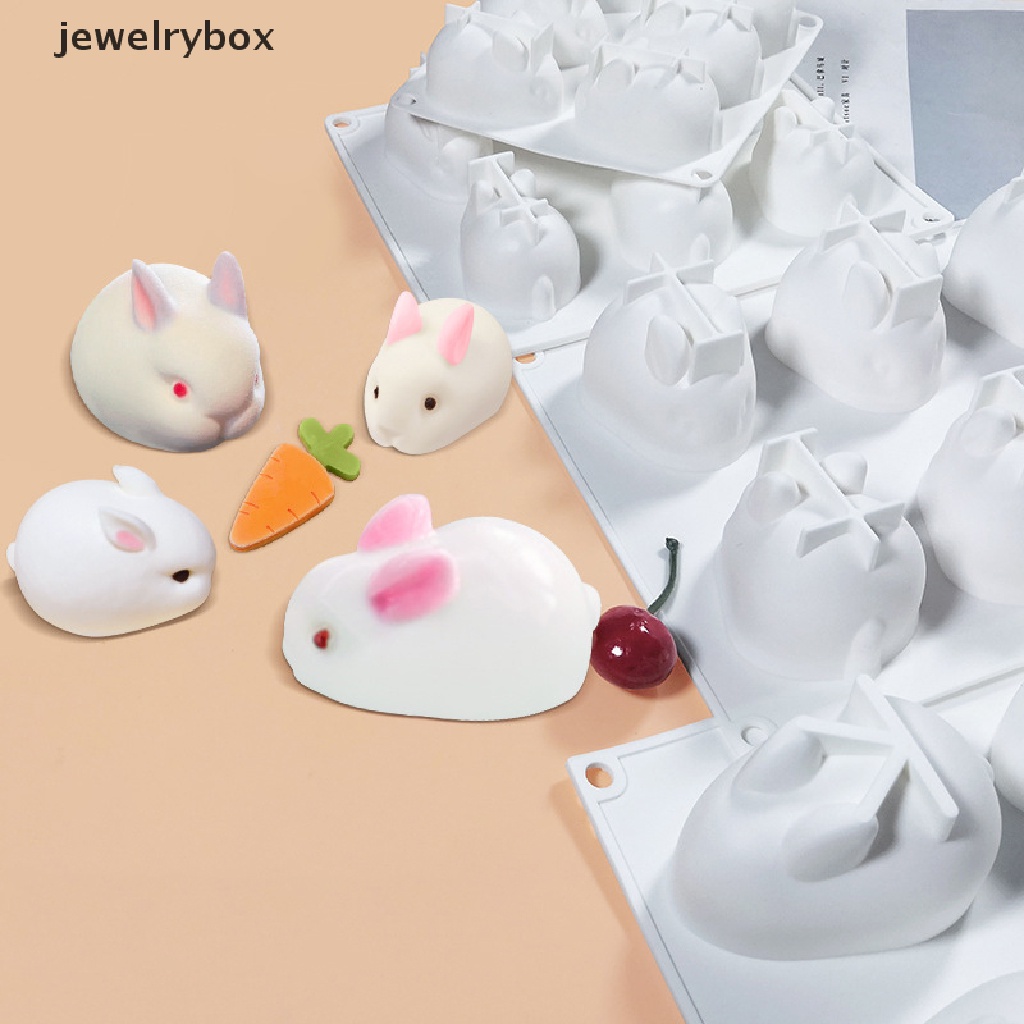 [jewelrybox] Easter Rabbit Cetakan Silikon Permen Cetakan Coklat Easter Dessert Boutique