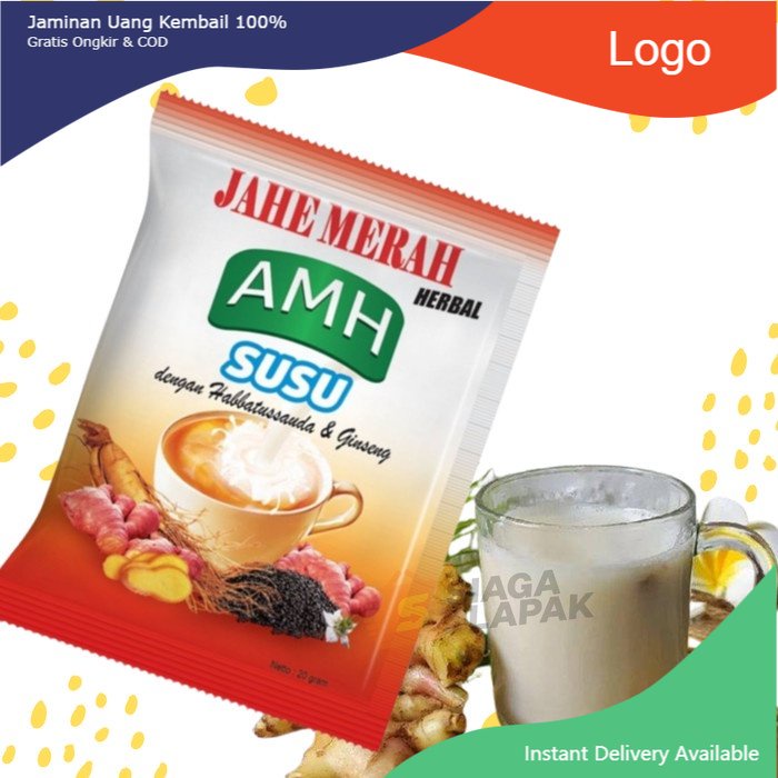 

Jahe Susu AMH Habbatussauda Ginseng & Madu 18gr (ikannus_shop)
