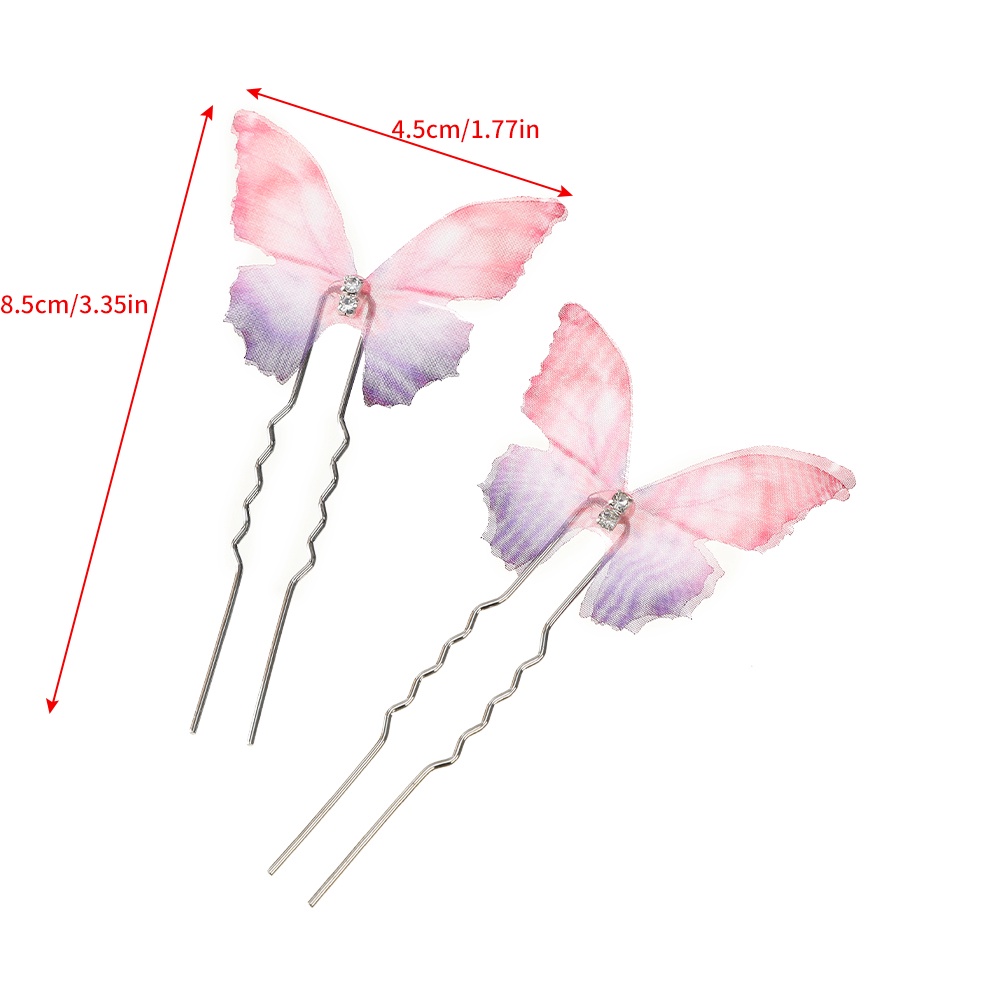 5pcs/set Korea Kupu-Kupu Jepit Rambut Gadis Fashion Lucu Hair Clip Aksesoris Rambut Wanita