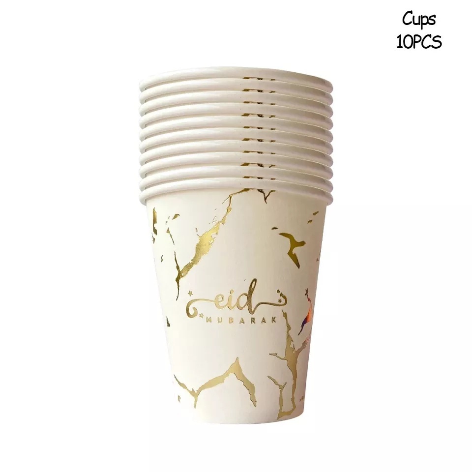 Paper Cup 8 Oz Generik IMP 240ml / Cup Motif / Gelas Kertas Motif Idul Fitri