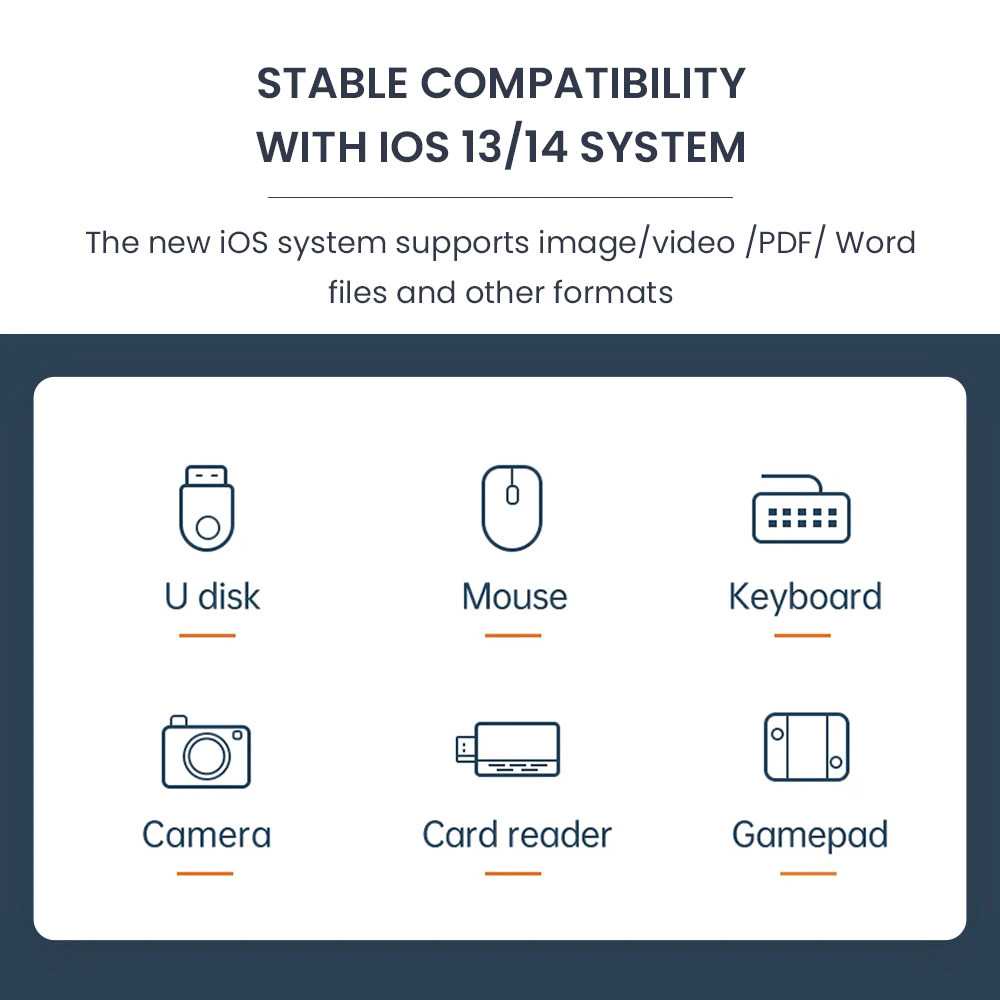 Lightning to USB Female OTG Adapter - NO14