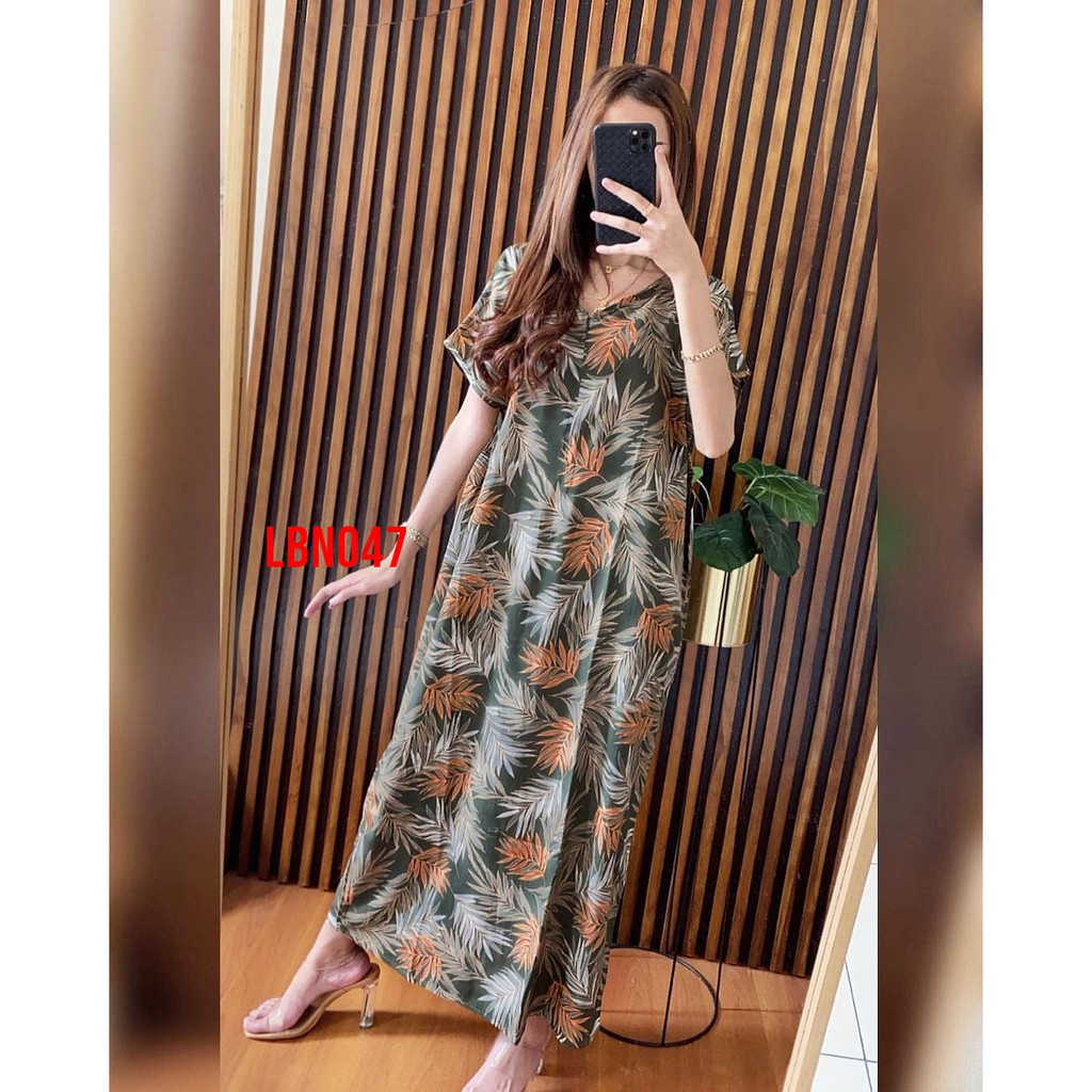 Daster Longdress Semata Kaki Bahan Rayon ADEM HALUS