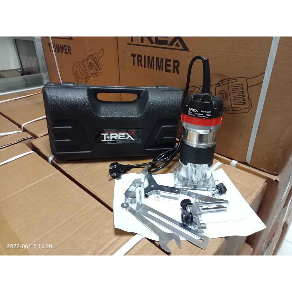 PROMO T-REX Wood Trimmer 370 1/4 MESIN Profil Kayu  T-REX MESIN ROUTER PROFILE MESIN UKIR LIST KAYU