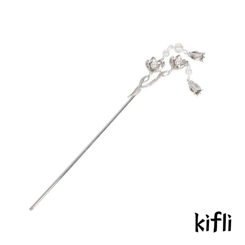 [KD] Super Peri Indah High-end Retro Rumbai Mutiara Jepit Rambut Perempuan Gaya Dingin Hairpin