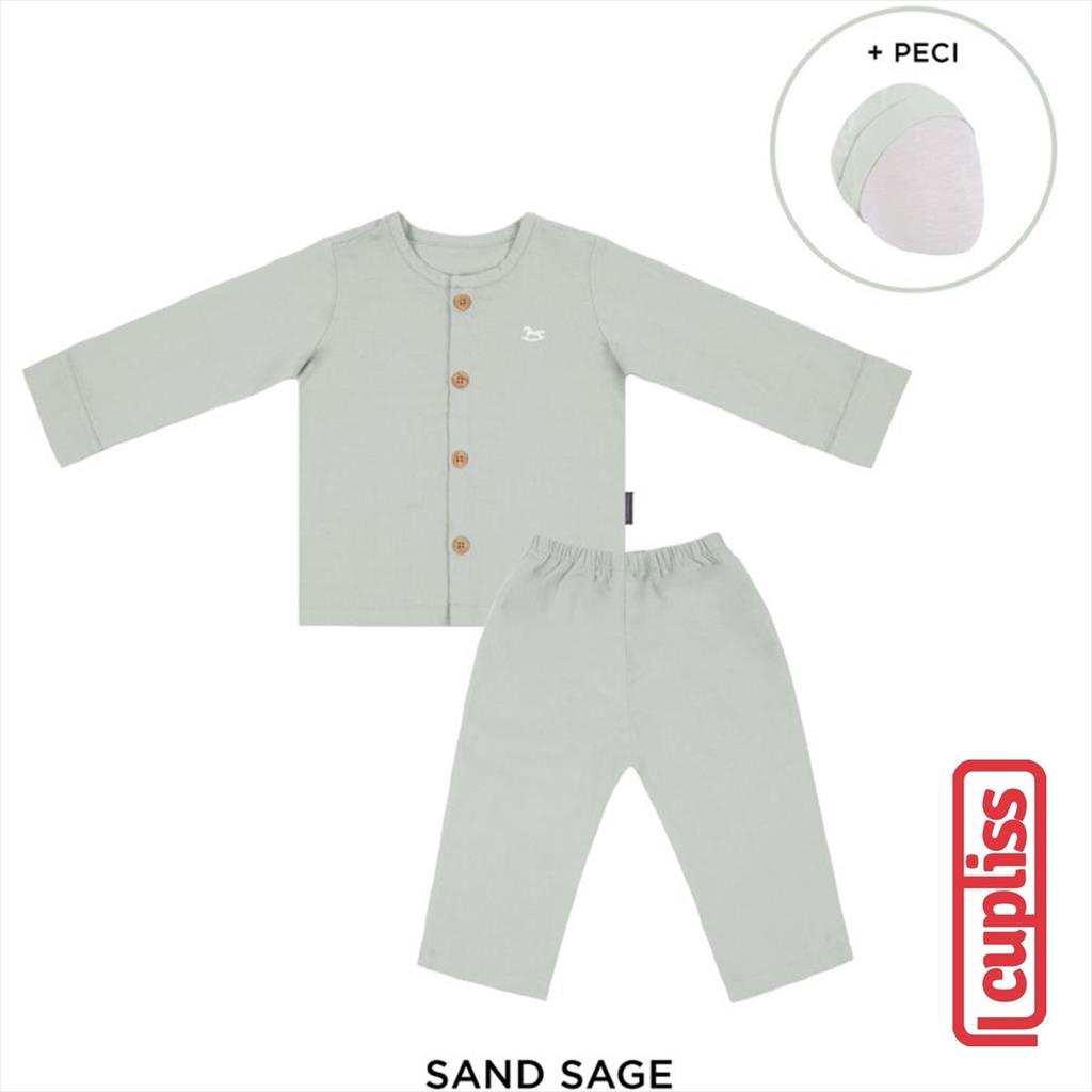 Sand Sage Little Palmerhaus Jardin Koko Set n Peci Baju Koko Anak