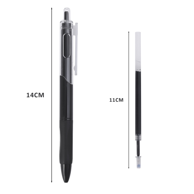Halus Sederhana Morandi ST Pen Kepala Tahan Air Plastik Tanda Tangan Pulpen Halus 0.5mm Tinta Hitam Cepat Kering Gel Pen Isi Ulang Alat Tulis Siswa Kantor Perlengkapan Sekolah