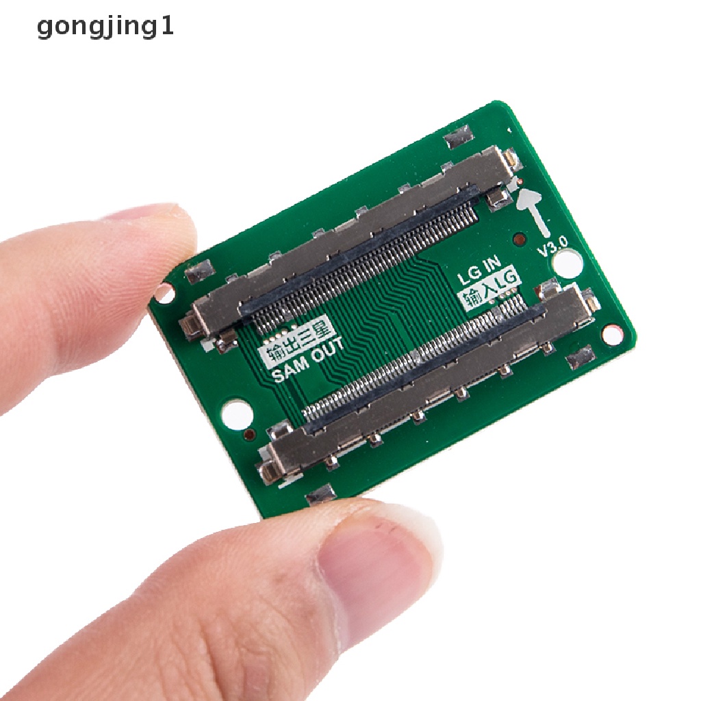 Ggg FHD LVDS LVDS 51pin SAM turn LG Connector Adapter Board Kiri Kanan Ganti ID