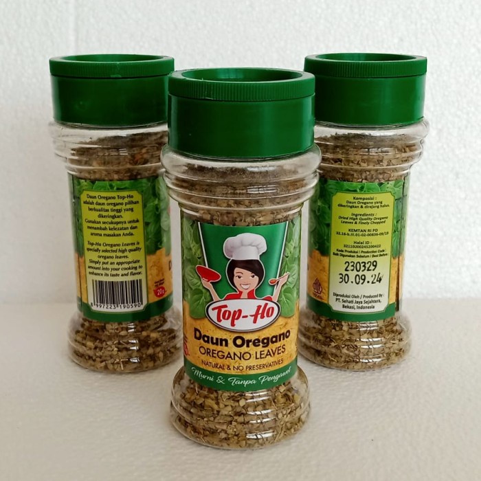 

TOPHO DAUN OREGANO KERING / OREGANO FLAKES 20g