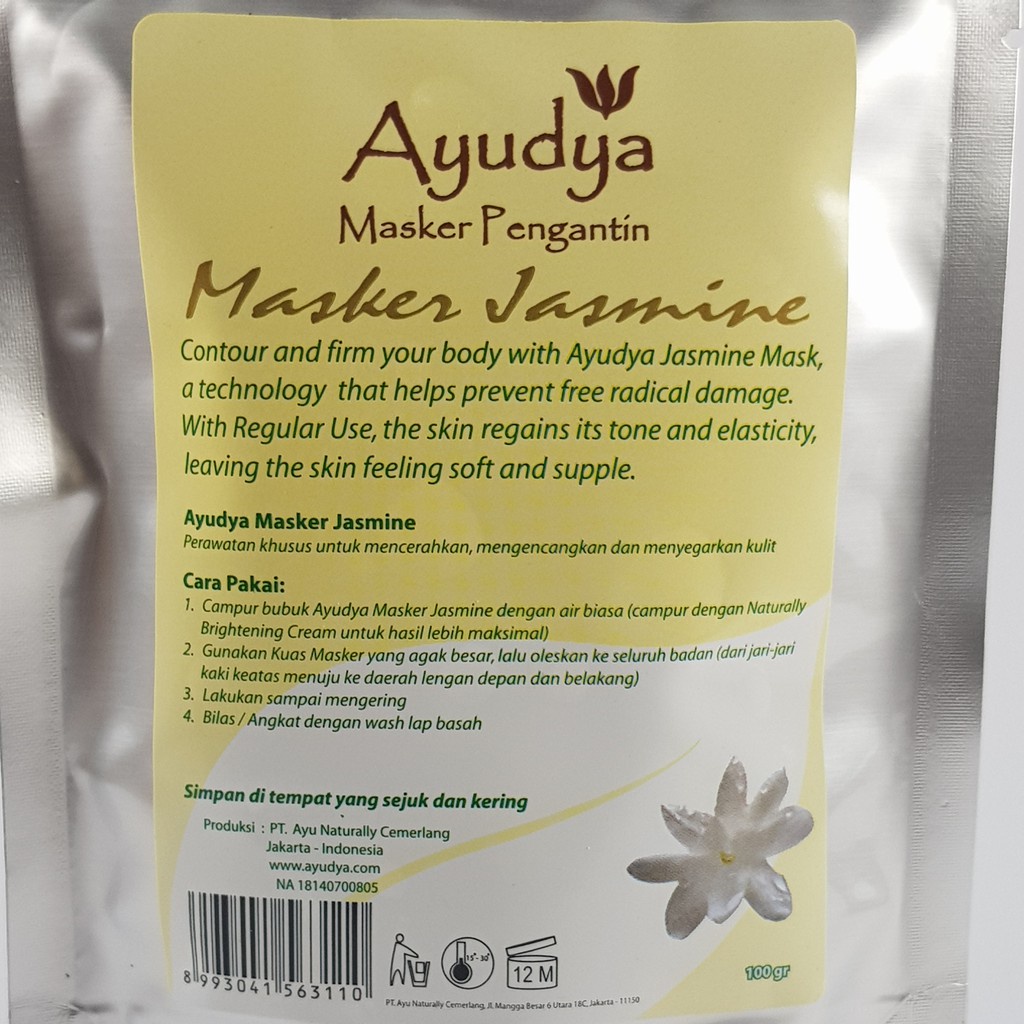 Ayudya Masker Pengantin Jasmine 500 gr