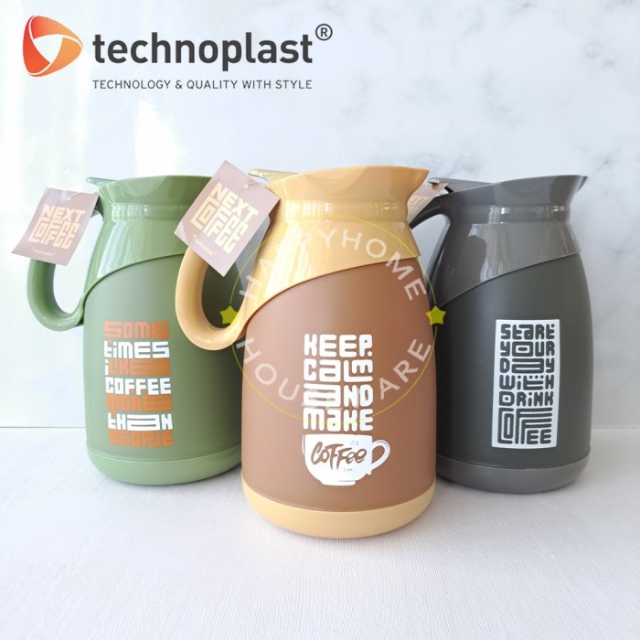 TECHNOPLAST Nextcoffee Thermo Jug 1.7L | Eskan Air |Teko Air Serbaguna