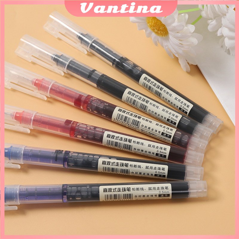 

High capacity Pena Gel Cepat Kering Tip Mini 0.5mm Pena Roller Pen/Pena Tinta Cair Tip Jarum