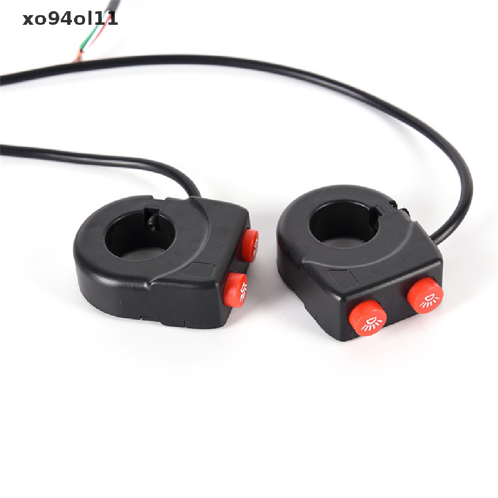 Xo 7per8 ''Stang Sepeda Motor On Off Tombol Kepala Spot Fog Light Switch Button OL