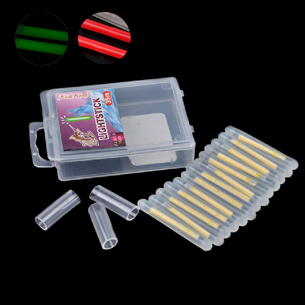Xo 15pcs Pelampung Pancing Lampu Neon Light Rod Glow Stick Fishing Tackle OL