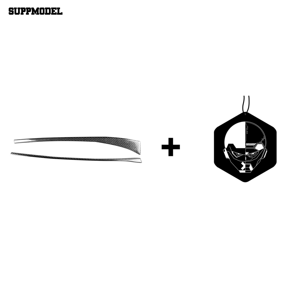 Suppmodel 2Pcs/Set Mudah Digunakan Stiker Pinggiran Dashboard Perekat Kuat Lis Dashboard Stiker Tahan Debu Untuk Honda Civic 8th Gen 2006-2011 Drive Kanan