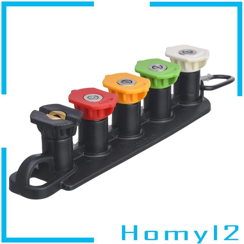 [HOMYL2] Pressure Washer Tips Aksesori Untuk Membersihkan Pressure Washer Spray Nozzle Set