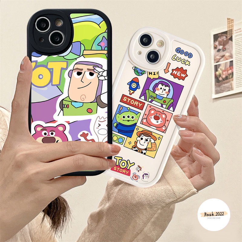 Case Toy Story Kartun Lucu Untuk Realme C53 C12 C25 C11 C25s C30 C55 C15 C35 10 Pro+ C31 C20 C17 C25Y 6i 9i 8i 5 6 8Pro 6s 8 5i 7i C20A C21Y C21 GT C3 Lovely Soft Manyo Cover Belakang