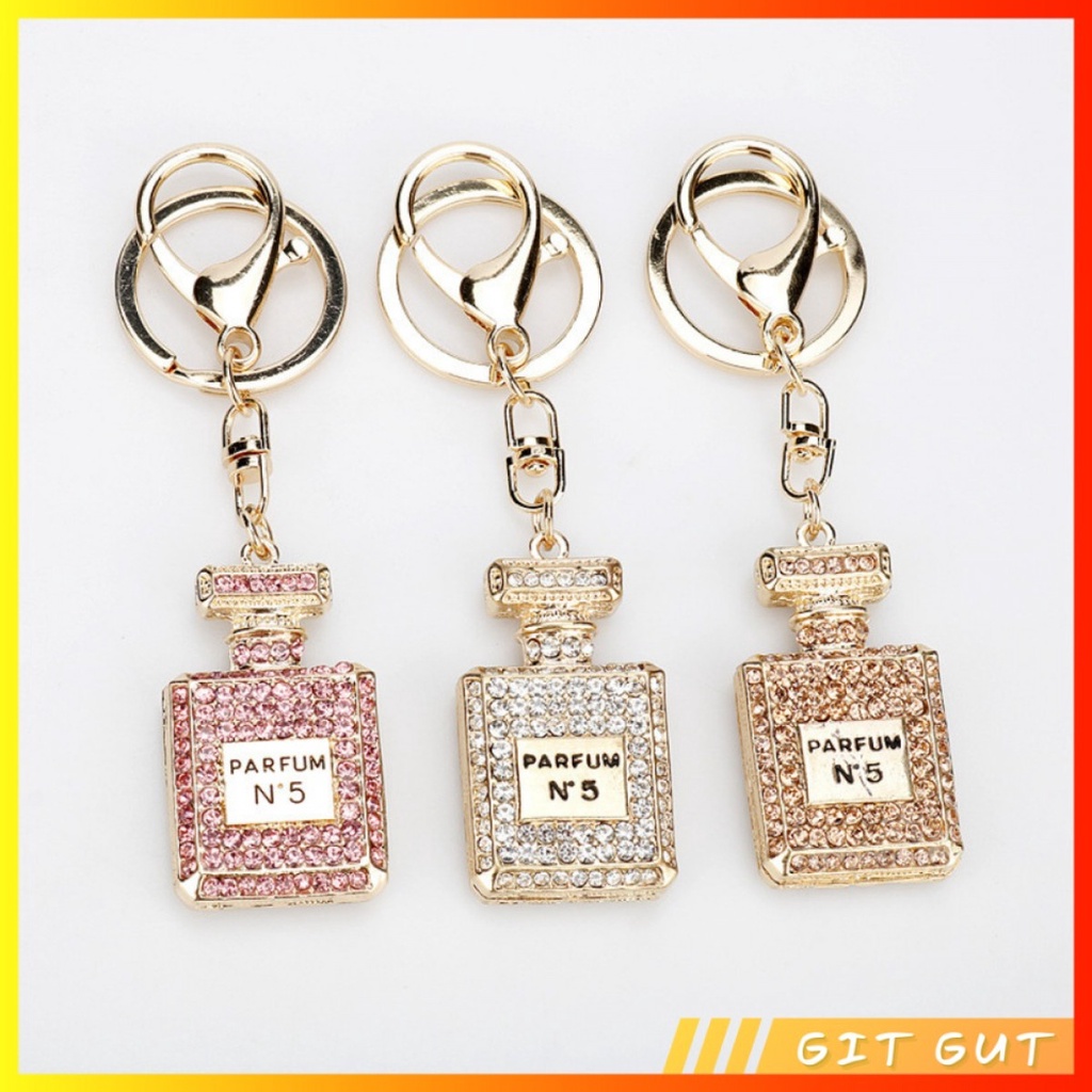 Keychain Gantungan Kunci Luxury Perfume Bottle - Botol Parfum