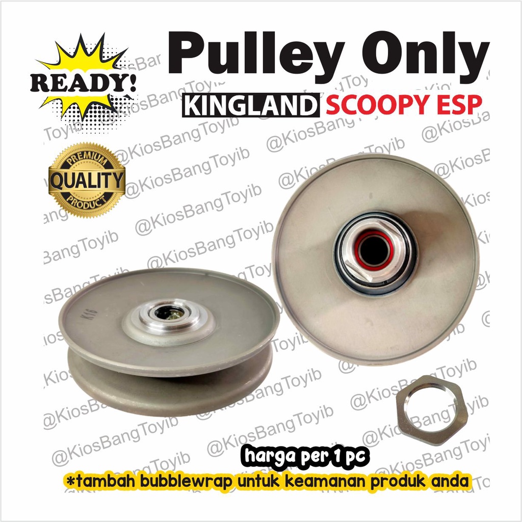 Pully Pulley Puli Only HONDA Scoopy Esp FI (Kingland)