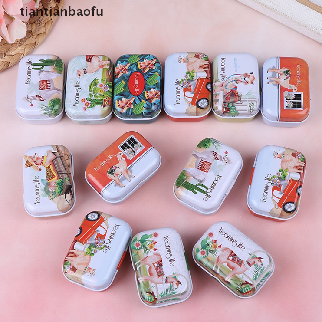 [tiantianbaofu] Yangtuo mini box Sealed jar packing Kotak Perhiasan candy box Penyimpanan Kecil Butik