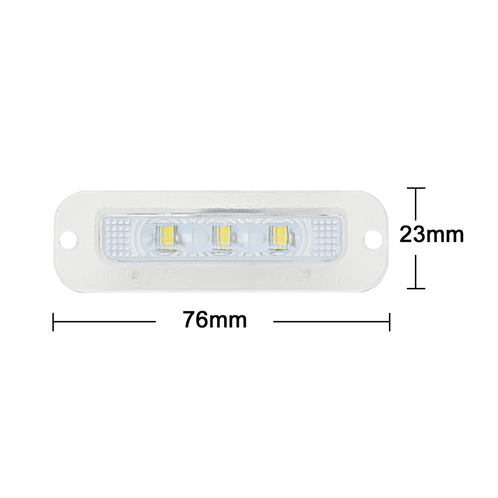 2pcs Lampu Plat Nomor Plat LED Putih Lampu Untuk Benz G-Class G55 AMG 2003-2011 G500 1999-2008 G550 2009-2012