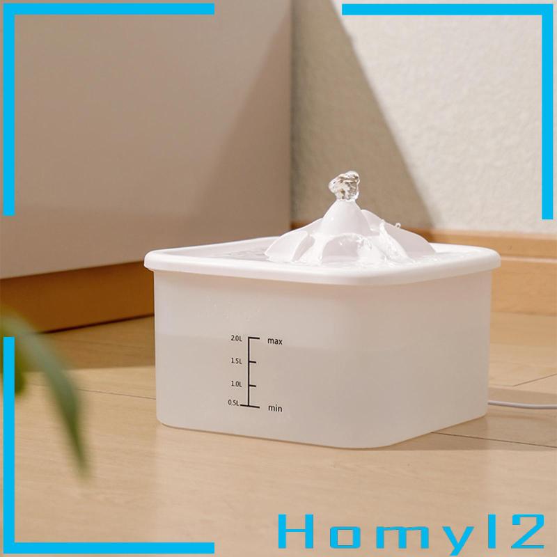 [HOMYL2] Mangkok Minum Dispenser Pet Otomatis Quiet Multiple Pets Cat Water Fountain