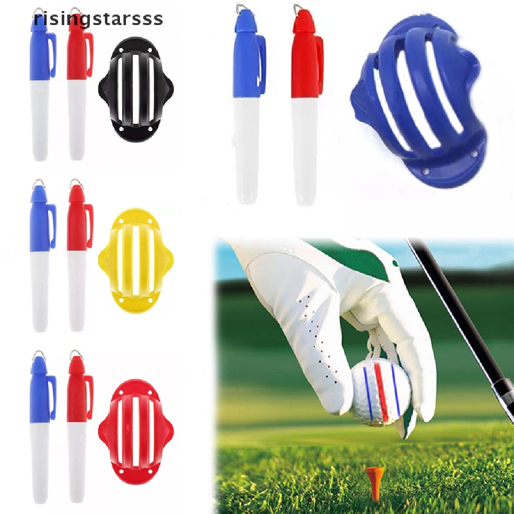 Rsid Span-new 1Set Penanda Garis Bola Golf Alat Bantu Posisi Golf Putg Outdoor Golf Sport Tool Jelly