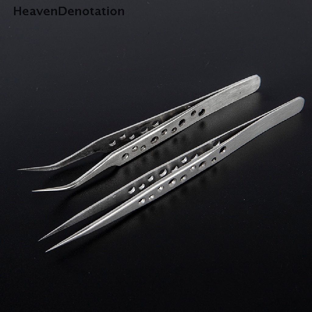 [HeavenDenotation] Esd Pinset Industri Pinset Stainless Steel Anti Karat Anti Statis HDV