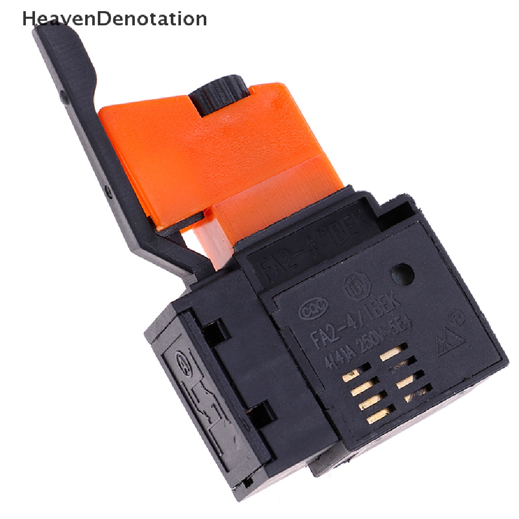 [HeavenDenotation] Fa2-4/1bek lock on power Bor Tangan Listrik Kontrol Kecepatan trigger switch 250v  Hdv