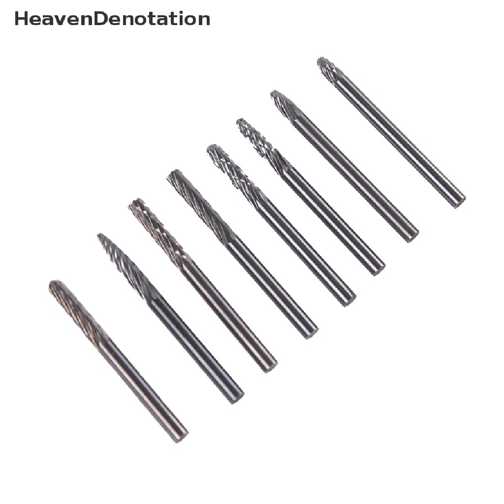 [HeavenDenotation] Tungsten Rotary File Paduan Keras Rotary Bur Mata Bor Engraving Cutter 3mm Shank HDV