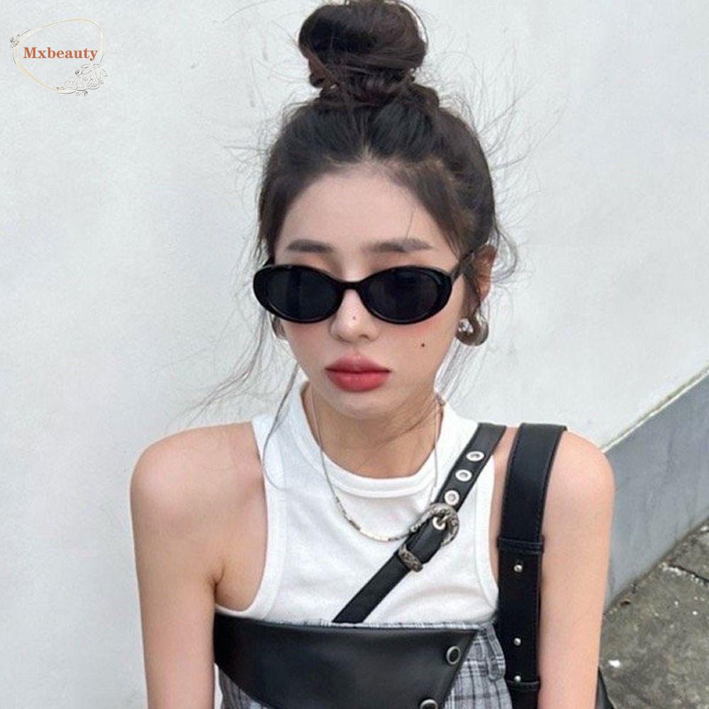 Mxbeauty Kacamata Hitam Wanita Punk Kepribadian Keren Jennie Yang Sama Kacamata Streetwear Y2K Kacamata Bersepeda Kacamata Di Luar Kacamata Warna Kacamata Matahari