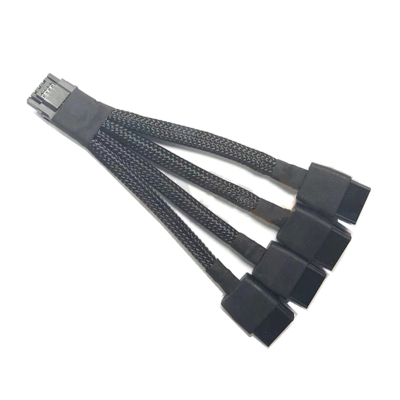 Cre12+4pin 12VHPWR Ke 4pcs PCi-E GPU 8Pin Graphics Video Card 4x8pin PCIE 5.0 Kabel RTX4090 Power Supply Extension Cabl