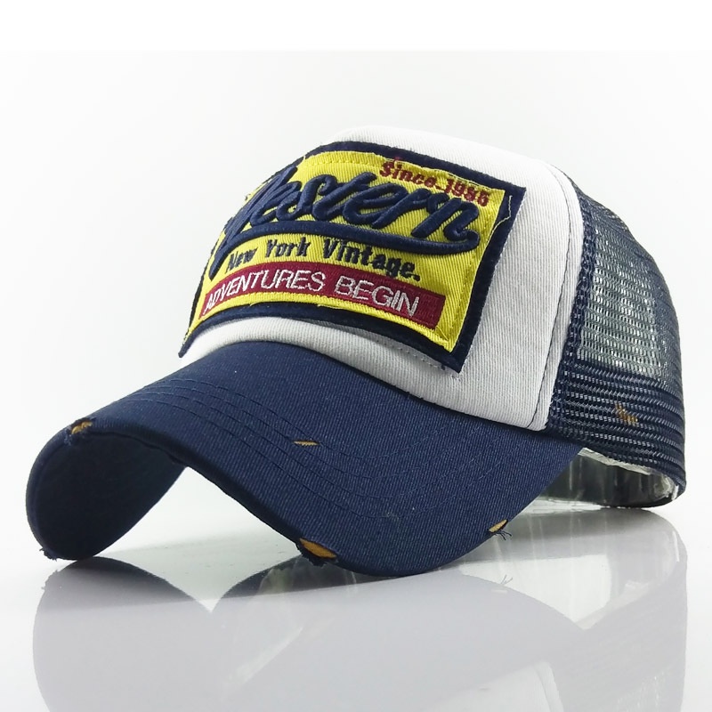 Washed full Topi, edging shading baseball cap