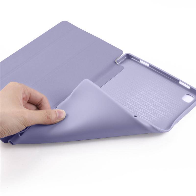 Untuk Oppo Pad Air2 10.36 inch Tri-Lipat Berdiri Silikon Lembut Kembali Tablet Magnetik Shell Cover