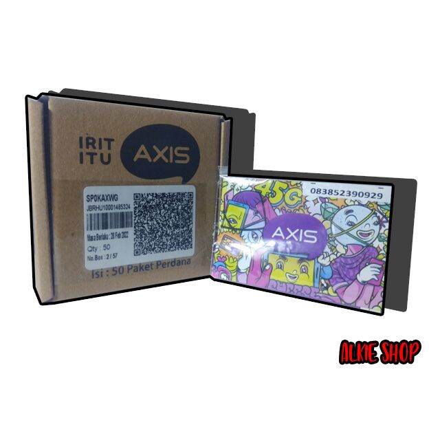 KARTU PERDANA AXIS / XL 1 BOX ISI 50 PCS