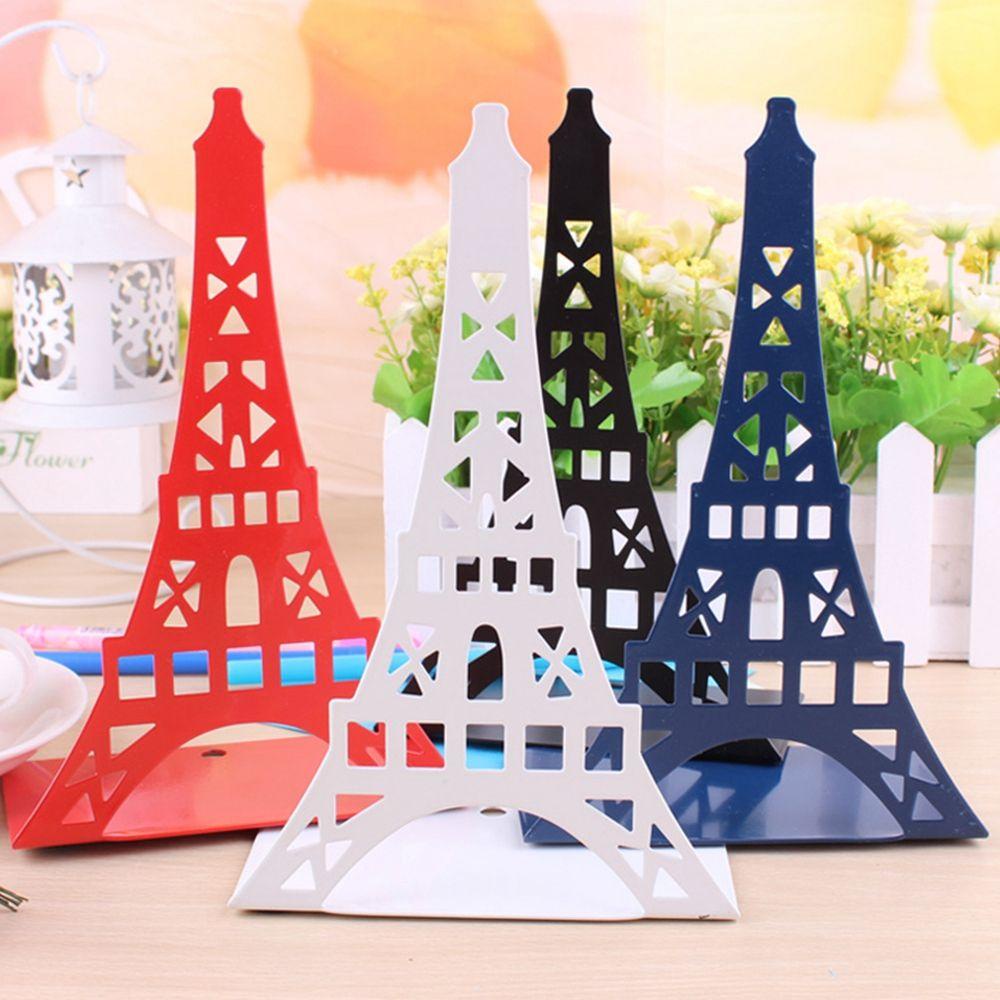 Agustina bookend Menara Besi bookend Aksesoris Meja Stationery Desktop Storage Rak Baca