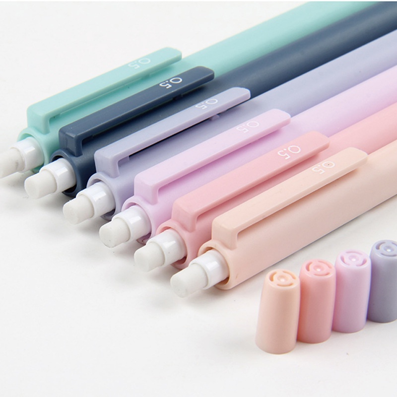 Halus Sederhana Dihapus Morandi Pensil Mekanik Plastik Bergaya Ringan 0.5mm Tekan Pensil Otomatis Alat Tulis Siswa Kantor Perlengkapan Sekolah