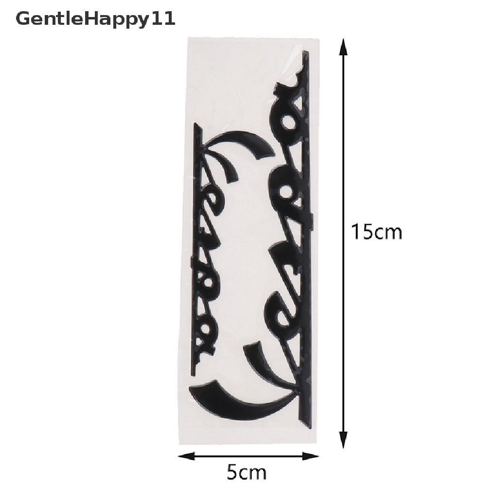 Gentlehappy Emblem Sticker Decal 3 Dimensi Untuk Vespa GTS300 GTV125 200 250 id